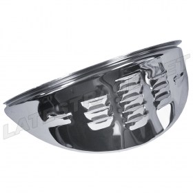 CHROME HEADLIGHT EYEBROW