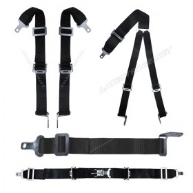 Lap and shoulder belts